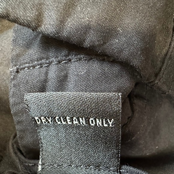 Marithe Francois Trouser Pants Women Size 4 Cotton Black Minimalist Casual Relax - Picture 9 of 10